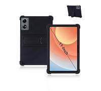 Protective cover for DOOGEE Tab G6+ Tablet 11 inch 2025 Newest, yystao Kids Skin-Friendly Soft Silicone Tablet Case compatible with DOOGEE Tab G6+, Adjustable Stand (Black)
