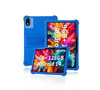 Protective cover for DOOGEE U10 10 inch Tablet 2025, Skin-Friendly Soft Silicone Tablet Case with Adjustable Stand (Blue)