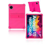 Protective cover for DOOGEE U11/DOOGEE U11Pro 11 inch 2025 Newest Tablet, Skin-Friendly Soft Silicone Tablet Case with Adjustable Stand (Rose)