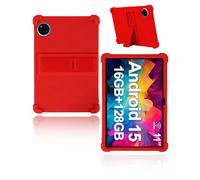 Protective cover for DOOGEE U11/DOOGEE U11Pro 11 inch 2025 Newest Tablet, Skin-Friendly Soft Silicone Tablet Case with Adjustable Stand (Red)