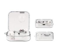 Protective Cover for Earphones, Protective Case with Strap Anti-Lost, Translucent Soft Silicone Shell for Nothing Ear (1) Accessories Charging Box