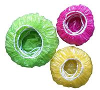 Protective Cover for Food Storage Elastic Covers, Units - Protective Lid for Food, Transparent Sheets with Elastic Rubber, Covers (60 Units, Reusable)