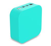Protective Cover for for Mac Mini M4/M4 Pro, Silicone Case with Precise Cutouts, Scratch and Dust Protection for Desktop Mini M4/M4 Pro Accessories (Mint Green)