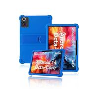 Protective cover for Freeski FSKA1000 10 inch Tablet, yystao Kids Skin-Friendly Soft Silicone Tablet Case compatible with Freeski Tablet FSKA1000, Adjustable Stand (Blue)