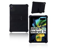 Protective cover for Freeski UKA10L02 10 inch 2025 Newest Tablet, Skin-Friendly Soft Silicone Tablet Case with Adjustable Stand (Black)