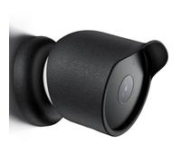 Protective Cover for Google Nest Cam Outdoor or Indoor (Battery) Security Camera Soft Silicone Case Waterproof Dust-proof Protector Sleeve Camera Accessories (Black)