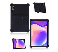 Protective cover for Hakaug 11" Android 14 Tablet 2025 Newest, yystao Kids Skin-Friendly Soft Silicone Tablet Case compatible with Hakaug Tablet 11 inch, Adjustable Stand (Black)