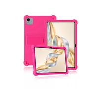Protective cover for Honor Pad X9a 11.5 inch 2025 Tablet, Skin-Friendly Soft Silicone Tablet Case for Honor X9a with Adjustable Stand (Rose)