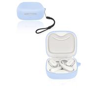 Protective cover for Huawei FreeArc Wireless Earbuds, Soft Silicone Case with lanyard - Skin-friendly & Durable, Azure