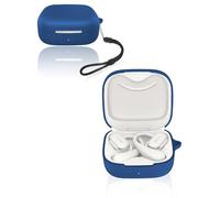Protective cover for Huawei FreeArc Wireless Earbuds, Soft Silicone Case with lanyard - Skin-friendly & Durable, Blue