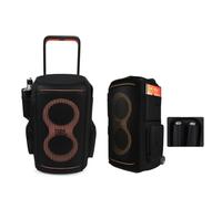 Protective Cover for JBL PartyBox 520 Speaker - Durable Travel Case with Storage Pockets for Microphones, Cables, Tablet - Dustproof, Scratch - Resistant Design for Outdoor KTV, Parties, Camping