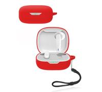 Protective cover for JBL Wave Flex 2 In-Ear Wireless Earphone,Soft Silicone Case with Waterproof, Shockproof & Scratch-resistant,ideal for Daily Protection,Red