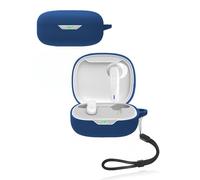Protective cover for JBL Wave Flex 2 In-Ear Wireless Earphone,Soft Silicone Case with Waterproof, Shockproof & Scratch-resistant,ideal for Daily Protection,Blue