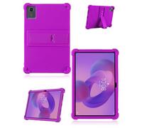 Protective cover for Lenovo Idea Tab Tablet 11 inch 2025 Newest, yystao Kids Skin-Friendly Soft Silicone Tablet Case compatible with Lenovo Idea Tab TB336ZU, Adjustable Stand (Purple)