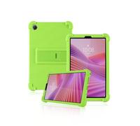 Protective cover for LENOVO Tab One 8.7 inch 2025 Newest, yystao Kids Skin-Friendly Soft Silicone Tablet Case compatible with LENOVO Tab K9, Adjustable Stand (Green)