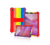 Protective cover for LENOVO Tab One/TAB K9 8.7 inch 2025 Newest, yystao Kids Skin-Friendly Soft Silicone Tablet Case compatible with LENOVO Tab K9, Adjustable Stand (Rainbow)