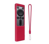 Protective Cover for LINGXI Pointing Remote Control, Full-Body Silicone Case for Vision TV Remote with Lanyard, Anti-Slip & Shockproof Skin for LINGXI Remote Accessories (Rose)