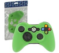 Protective cover for Microsoft Xbox 360 controller soft silicone rubber grip skin - Green | ZedLabz
