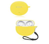 Protective cover for OnePlus Nord Buds 3 Wireless Earbuds,Soft Silicone Case with lanyard - Skin-friendly & Durable,Yellow