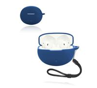 Protective cover for OPPO Enco Free4 Wireless Earbuds, yystao Soft Silicone Case compatible with OPPO Enco Free4,With Lanyard - Skin-friendly & Durable, Blue