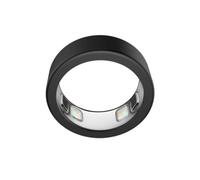 Protective Cover for Oura Ring 5 Smart Ring 0.4mm Thick Soft Silicone Case Anti-Scratch and Shockproof Protector Sleeve (Black L12-13)