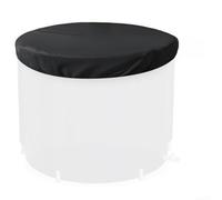 Protective Cover for Outdoor Ice Bath Featuring Waterproof 210D Oxford Cloth and Windproof Elastic Bottom, Keeps Ice Water Therapy Tubs Clean (L)