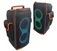 Protective Cover for PartyBox Club 120 Speaker Double-Layer Shield, Scratch-Resistant, Dust proof Shell, Custom Fit Speaker Jacket, Breathable Mesh Sleeve, w/2 Storage Pockets (partybox 120)