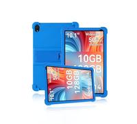 Protective cover for ryesug c107-a/Whitedeer C108/ryesug C108 10.1 Inch Tablet,Skin-Friendly Soft Silicone Tablet Case with Adjustable stand(Blue)