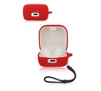 Protective cover for Sennheiser ACCENTUM True Wireless Earbuds Earbuds,Soft Silicone Case with Waterproof, Shockproof & Scratch-resistant,ideal for Daily Protection,Red