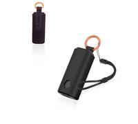 Protective cover for Skullcandy Dime Evo Wireless Earbuds, Soft Silicone Case with lanyard - Skin-friendly & Durable, Black