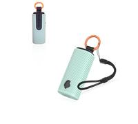 Protective cover for Skullcandy Dime Evo Wireless Earbuds, Soft Silicone Case with lanyard - Skin-friendly & Durable, Green