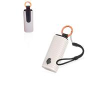 Protective cover for Skullcandy Dime Evo Wireless Earbuds, Soft Silicone Case with lanyard - Skin-friendly & Durable, White