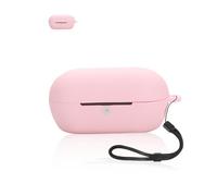 Protective cover for Sony WF-C710N Wireless Earbuds, yystao Soft Silicone Case with Lanyard - Skin-friendly & Durable, Pink