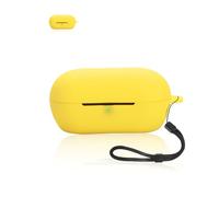 Protective cover for Sony WF-C710N Wireless Earbuds, yystao Soft Silicone Case with Lanyard - Skin-friendly & Durable, Yellow