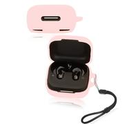 Protective cover for Soundcore P30i Wireless Earbuds, Soft Silicone Case with lanyard - Skin-friendly & Durable,Pink