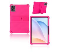 Protective cover for Tabwee T20/KINGRID T20 Tablet 10 inch Newest, yystao Kids Skin-Friendly Soft Silicone Tablet Case, Adjustable Stand (Rose)