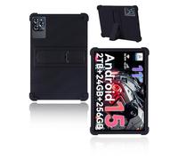Protective cover for TABWEE W90/TABWEE T90 2026 Newest Tablet 11 inch,Android 15 AI Tablets, yystao Kids Skin-Friendly Soft Silicone Tablet Case with Adjustable Stand (Black)