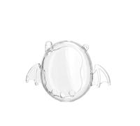 Protective Cover for Tamagotchi Uni Full Body Hard Crystal Case Dustproof and Anti-scratch Standable Clear PC Shell (Bat Transparent)