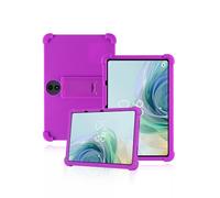 Protective cover for TCL TAB 11 FE 11 inch 2025 Newest, yystao Kids Skin-Friendly Soft Silicone Tablet Case compatible with TCL Tablet TAB 11 FE, Adjustable Stand (Purple)