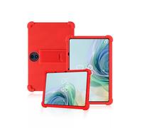 Protective cover for TCL TAB 11 FE 11 inch 2025 Newest, yystao Kids Skin-Friendly Soft Silicone Tablet Case compatible with TCL Tablet TAB 11 FE, Adjustable Stand (Red)