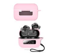 Protective cover for TOZO NC3 Hybrid Active Noise Cancelling Earbuds,Soft Silicone Case with Waterproof, Shockproof & Scratch-resistant,ideal for Daily Protection,White