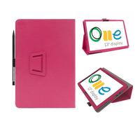 Protective Cover for Wacom One 13 Touch Drawing Tablet 13.3 inch, Ultra-Slim Lightweight Stand Protective Case for Wacom One 13 with Hand Strap& Stylus Holder,Pink