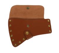 Protective Cover Sleeve for Axe, Portable Outdoor Camping Protector | PU Leather Build, Sturdy Hardware Trim, Versatile Universal Fit, Head Sheath for Garden Tools