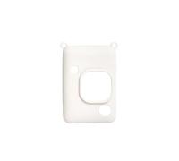 Protective Cover Suitable for Instax mini Liplay Camera Soft Silicone Case Simple Solid Color Dust-Proof and Anti-Fall Protector Sleeve (White)