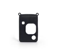 Protective Cover Suitable for Instax mini Liplay Camera Soft Silicone Case Simple Solid Color Dust-Proof and Anti-Fall Protector Sleeve (Black)