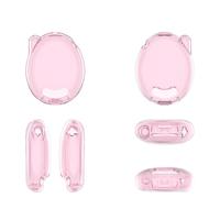 Protective Cover Suitable for Tamagotchi Connection Game Console PC Transparent Case Dustproof and Anti-Collision Protector Shell (Transparent Pink)