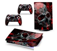 Protective Decal Skin For PS 5 Disk Edition Console And 2 Controllers Vinyl Cover Skins Wraps For PS5 Disc Version 38506 Bubble-Free Residue-Free