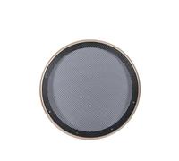 Protective Decorative Ring Audio Equipment 10-inch Thickened Iron Mesh Speaker Cover DIY Dust Cover(Silver circle+black net)