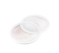 Protective Decorative Ring Audio Equipment 10-inch Thickened Iron Mesh Speaker Cover DIY Dust Cover(White circle+white net)
