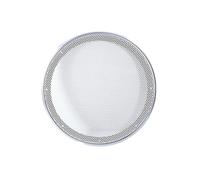 Protective Decorative Ring Audio Equipment 10-inch Thickened Iron Mesh Speaker Cover DIY Dust Cover(Yellow circle+white net)